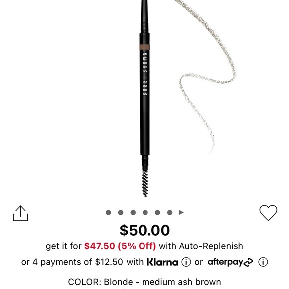 Bobbi Brown Micro Brow Pencil in Blonde - Picture 4 of 4